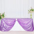 Poise3EHome Lavender Sequin Tablecloth 50×72 Inch Rectangle Sparkly Fabric Overlay for Wedding Birthday Party Decoration