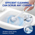 Set 48 Disposable Toilet Brush with Refills for Hygienic Bathroom Cleaning. Toilet Bowl Cleaner Wand Kit Used for Deep