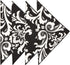 Cloth Napkins Black and White Wedding Table Decor, Set of 4 All Cotton Dinner Linen Napkins