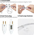 20ft 8 Rope Lights Outdoor, Connectable & Flexible Tube Lights with Modes Controller,Waterproof Multicolor LED Rope