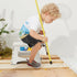 9" 300 lbs,Non-Slip Grey,1PC Korpai Upgrade Folding Step Stool for Adults and Kids Holds Up to Folding Stools