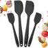 StarPack Basics Silicone Spatula Set (2 Small, 2 Large) - High Heat Resistant to 480°F, Non Stick Rubber