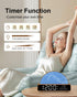 HAODINGMAI 30/60/90 13 Sunrise Alarm Clock Wake Up Light with Sunrise Simulation White Noise Machine Touch Control