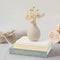HOMEBEST Set of 3 Decorative Books Linen-Covered Fake Books with Magnetic Closure