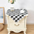 Wolkemer 2 Pack Small Square Tablecloth Farmhouse Checkered Black and White Gingham