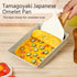 Tamagoyaki Pan, White Japanese Omelette Pan, Non Stick Rectangle Small Frying Pan, 6 X 7 Inch Egg Pan