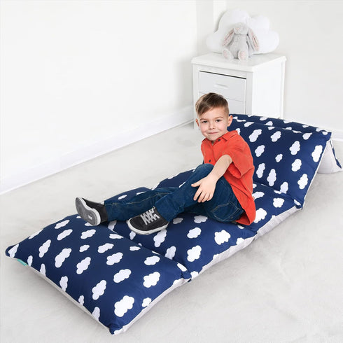 Floor Lounger Cover Non-Slip & Super Soft Pillow Bed Cover, Great for Kids or Adults, Perfect for Slumber Party, Cloud