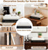 OUTDOORJERKER set 2|faux Decorative books for home decor fake books box of books for decoration on Bookshelf and Entry