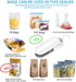 Mini Bag Sealer Heat Seal, 2 in 1 Portable Household Machine with Detachable Hook for Plastic Bags