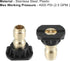X AUTOHAUX High Pressure Washer Spray Nozzle Tips, Quick Connector, Black, 3 Pcs
