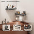 2 Pack CICUFY Shower Caddy Suction Cup, No Drilling Corner Shower Shelves, Rust Proof Bathroom Storage Organizer