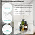 Corner Shelves wall Mounted Home Decor Floating Shelves (Clear)