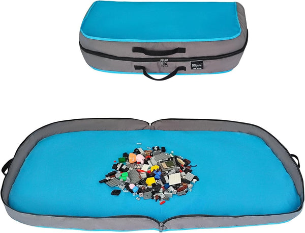 BBpara Toy Storage Organizer & Play Mat for Building Bricks & Blocks -