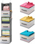 6-Tier Hanging Closet Organizer with Drawers and Side Pockets Versatile Closet Storage