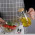 Vinegar Bottle Oil Pot - High Borosilicate Glass Oiler Oil Dispenser