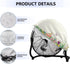 Floral Hummingbird Print Lightweight Shop Fan Cover, Removable Dust Cover for Classroom, Easy to Store
