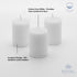 Royal Imports Box of 72 Unscented White Wax Votive Candles for Wedding, Birthday, Party, Spa, Holiday & Home Decoration
