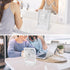 ELZO Small Desk Fan, 4000mAh Mini Foldable Travel Fan, Ultra-Quiet Battery Operated with 3 Speeds, 225° Tilt for Home,