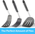 DI ORO Chef Series FLEX Silicone Spatula, 600ºF Heat-Resistant, Flexible Turner Spatulas, 3-Piece Set