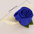 Arlai 1 Pcs Wedding Bridesmaid Bride Wrist Corsage Decoration, Dark Blue Hand Flower