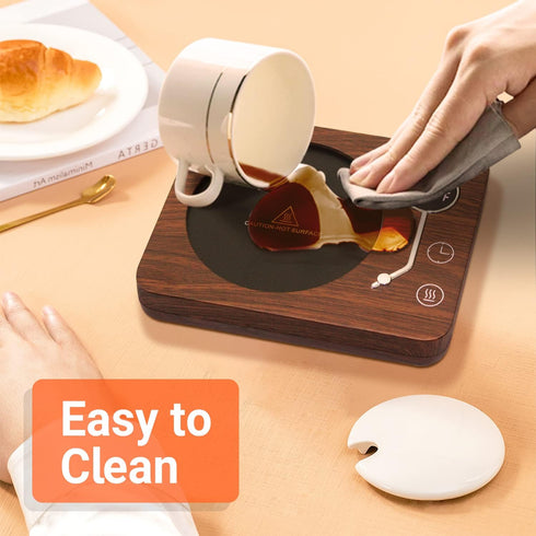 CEROBEAR Coffee Mug Warmer for Desk, 3 Temperature Control, Auto Shut Off for Coffee, Milk, Tea, Beverage