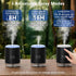 SZO Colorful Mini Humidifier, USB Rechargeable, 4 Modes Super Quiet, Suitable for Travel Office Family - Black