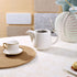 Ceramic Teapot with Stainless Steel Infuser - Heat Resistant 500ml/17oz Tea Pot for Loose and Blooming Tea