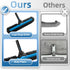 20" 12-Rows Wide Pool Brush Head, Heavy Duty Pool Cleaning Brush with Soft Bristles, Inground/Above Ground Pool Brushes