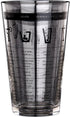 HIC Bar Boston Cocktail Shaker Set with Mixer Glass and 7 Printed Recipes, 18/8 Stainless Steel