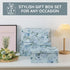 Soul & Lane Decorative Cardboard Storage Boxes - Springtime Joy Set of 3 Floral Nesting Boxes with Lids for Keepsakes