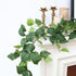 mizii 5 Pack 365" Artificial Scindaps Vines Garland, Fake Vine with Silk Green Leaves for Bedroom Wall Party Wedding