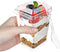 4M's 100 Pack 5 oz Plastic Dessert Cups with Lids, Yogurt Parfait/Appetizer