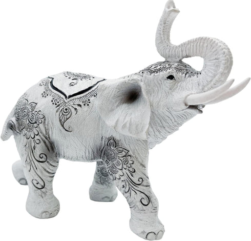George S. Chen Imports Thai Collectible Statue Figurine Decoration, Trunk Up Thai Elephant