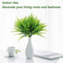 8 Pcs Artificial Ferns for Outdoor - Lifelike Boston Faux Fern Stems, Indoor UV Resistant Plants for Greenery Decor