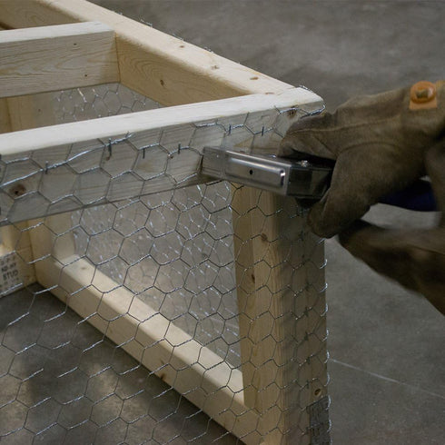 YARDGARD 308400B Poultry Netting - 24 by 10-Feet, Galvanized Fence