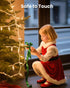 Set 100 Count 20 Bulb Minetom Clear Christmas Lights Feet Incandescent Mini String Lights for Indoor Christmas Tree