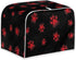 STUOARTE Dog Paw Print Toaster Cover, Dustproof Bread Maker Cover Kitchen Decor, Microwave Toaster Oven Cover for Most Standard 2 Slice Toasters, Bread Machine Accessories