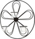 13.5 Inch Hosley Large Floral Wall Sconce Diameter Tea Light Candle Holder LED Farmhouse Ideal Gift for Weddings