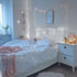4 Pack 50 16.1ft JMEXSUSS LED Fairy Lights Battery Operated, White Fairy Lights for Bedroom, Silver Wire Twinkle String