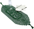 rockcloud Lace Table Cloth Runner for Wedding Banquet Decorations, Christmas Party Decor, Green, 13 x 35 Inch