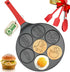 Dinosaur Egg Pan, Nonstick Omelet and Silver Dollar Pancake Maker, 7-Cups Car Truck Pancake Mold