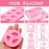 Silicone Fruit Snack Molds, 3D Strawberry Lemon Fondant Baking Molds, Mini Pineapple Grape Chocolate Molds for DIY