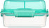 Sistema 1.24L Lunch Stack Square to Go, Assorted Colours, Polypropylene, 1.24 Litre