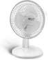 Comfort Zone Desk Fan, Fully Adjustable Tilt, Electric Mini Desk Fan, 6 inch, Quiet, 2 Speed, Ideal for Home, Bedroom,