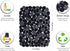 Bligli Pebble Sink Mat for Stainless Steel/Ceramic Sinks, 2 Pack, PVC Sink Protectors, 15.7 x 11.8 inch, Black
