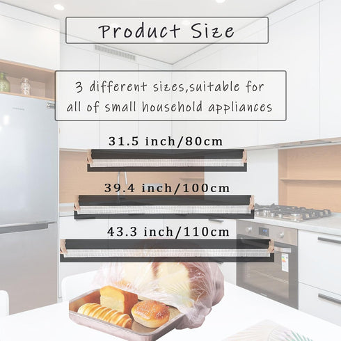 60 PCS Clear Disposable Small Appliance Dust Covers for Instant Pot, Mixer, Meat Slicer, Air Fryer, Toaster Oven, and