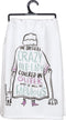 Primitives by Kathy 34221 LOL Made You Smile Dish Towel, 28 x 28-Inches