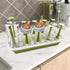 Removable Large Water Bottle Drying Rack - Vertical Kitchen Counter Rack for Bottles, Glasses, Tumblers