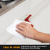 Silicone Stove Counter Gap Cover by Kindga - 21" Easy Clean Gap Filler Set of 2 (White)