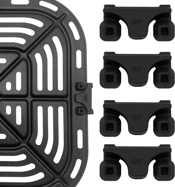 4 Packs Air Fryer Rubber Bumpers, Replacement Parts for Instant Pot, Gourmia, Cosori, Silicone Protective Feet